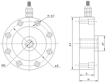 GSS406 Truck Scale Spoke type load cell