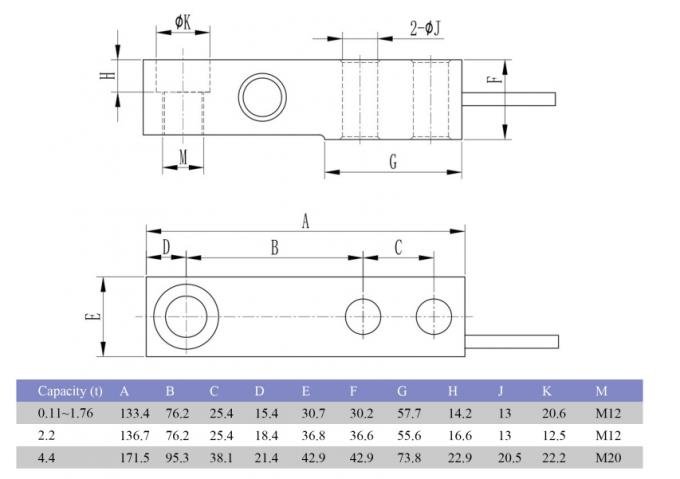 Heavy-Duty WL-127T Beam Load Cell With Parallel Connect For Hopper / Batching Systems 0
