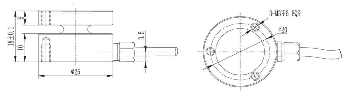 R403 installation dimensions