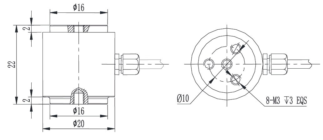 T317 installation dimensions