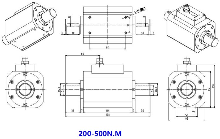 TQ908F Dynamic Torque Sensor