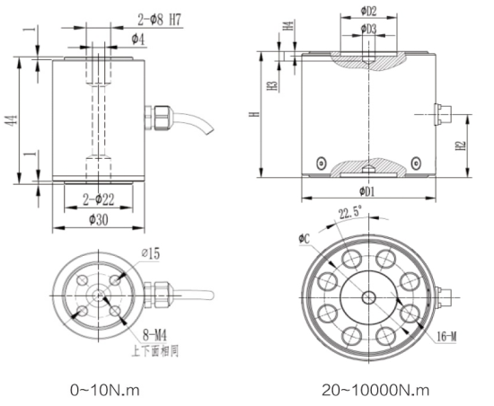 TQ903C Micro Torque Sensor