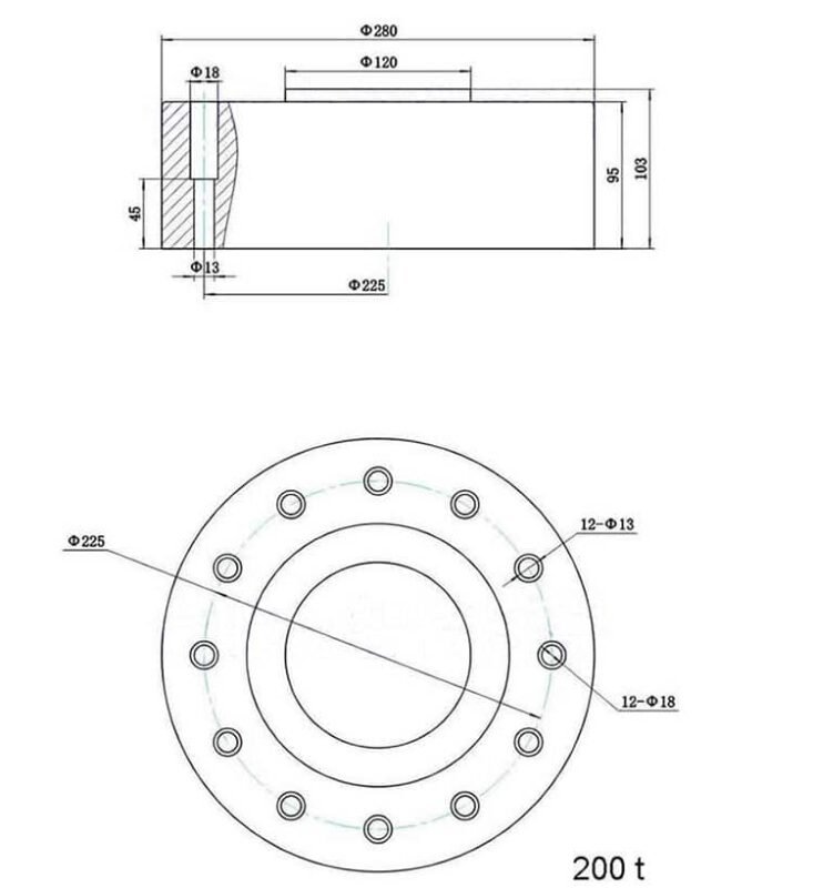 MLC203E dimension drawing 2