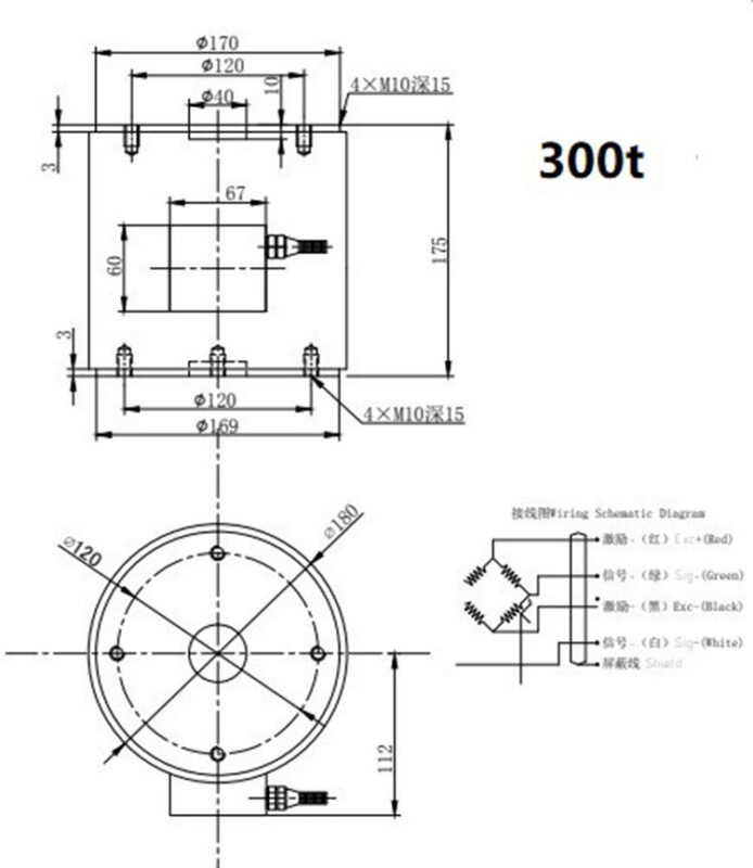 MLC407 300t Dimension Drawing