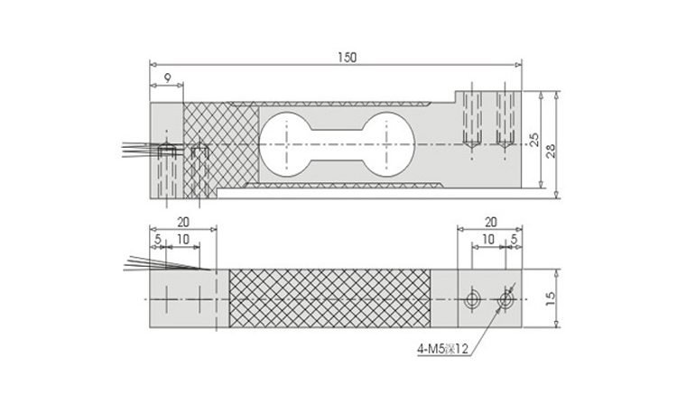 MLC648A-High precision weighing scale parallel beam weighing sensor-MANYYEAR TECHNOLOGY