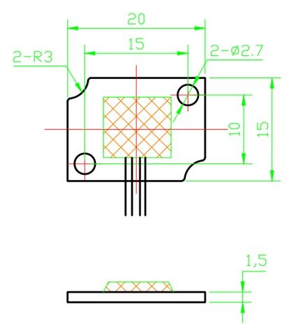 MLC700LD- robot stress sensing small size micro load cell 20kg-MANYYEAR TECHNOLOGY