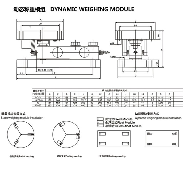 MLC801 platform scale load cell-MANYYEAR TECHNOLOGY