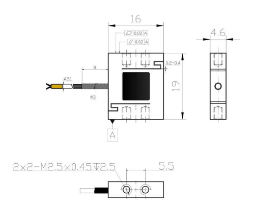 SAS-C Miniature S-shaped Force Sensor