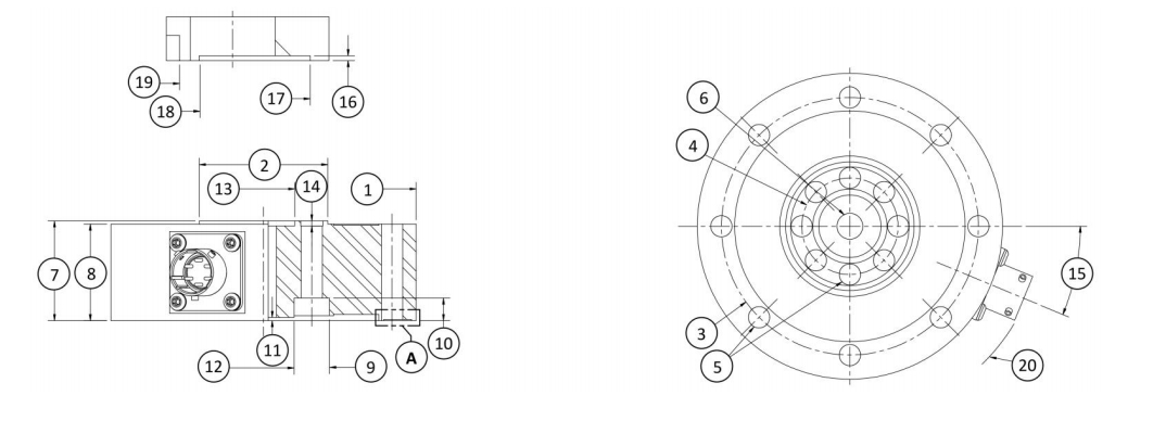 H1700 Flange Spoke Force Sensor