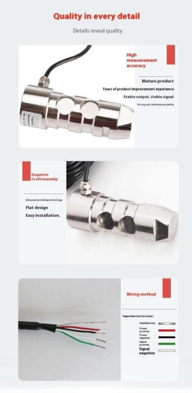 ASP56A shaft pin load cell detail