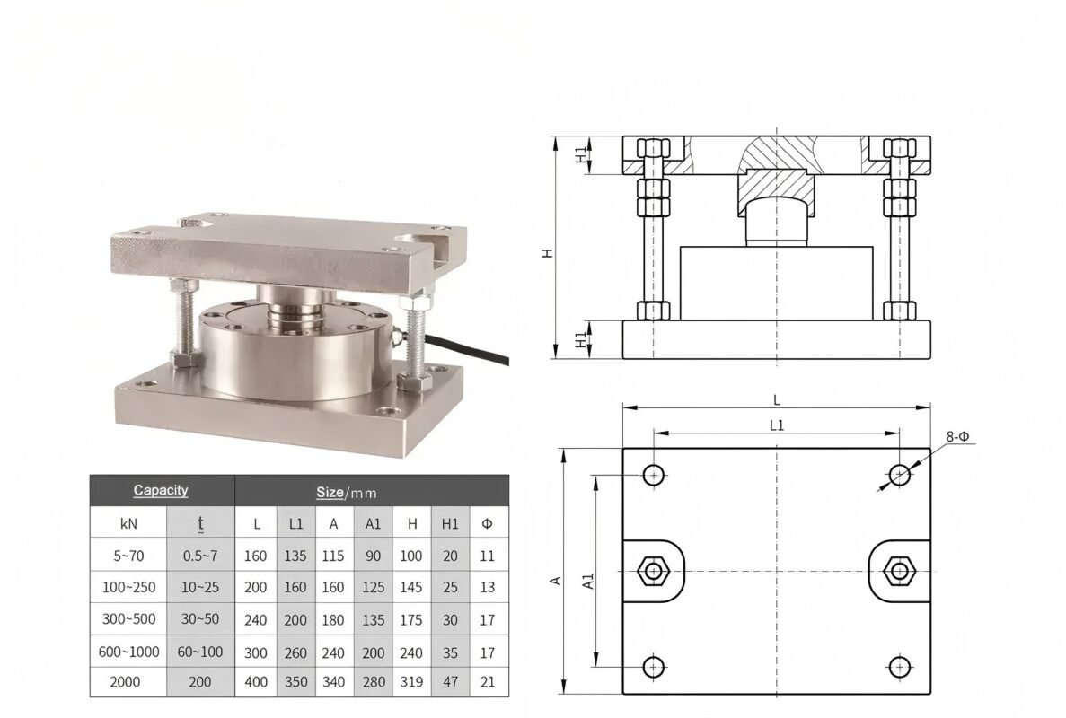 AW42A weighing module drawing