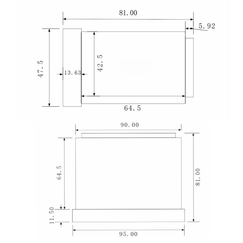 AWD21E-weighing controller drawing