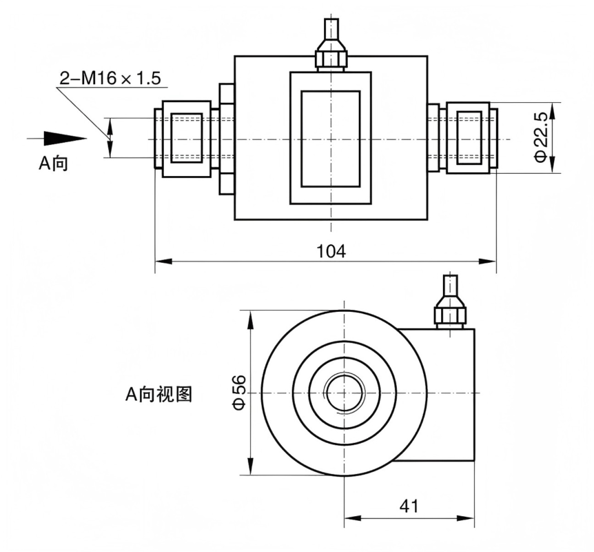 HBTLSF302A Plate-Ring Type Tension Force Sensor for Measurement and Weighing Control Size