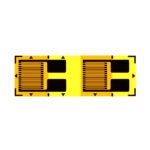 Haibo Sensor GB-C High Precision Foil Half Bridge Types Of Stress Strain Gauge