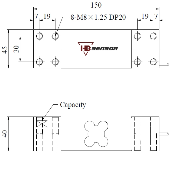 High accuracy Aluminum Single Point load cell for weighing for size