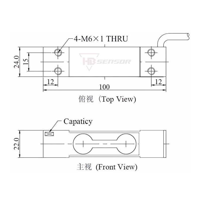 Off-Center Aluminium Single Point Weighing Load Cells