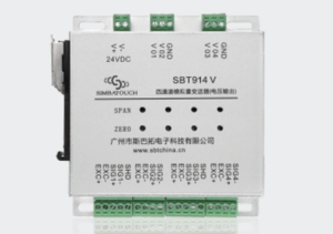 SIMBATOUCH / SBT914 / 4채널 아날로그 센서 신호 변환기(Transmitter/Amplifier)